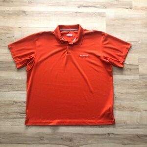 Columbia Men's Vibrant Orange Polo